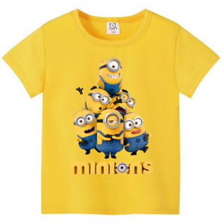 Camiseta infantil Minions desenho Juvenil Manga Curta Algodão Premium Ideal Dia Dia em Oferta na Shopee