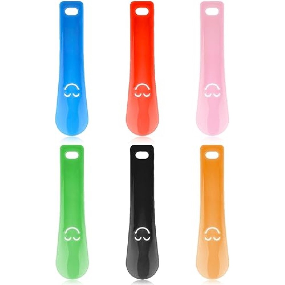 Ouligay Jogo de Calçadeira Portátil Colorido - 6 Peças