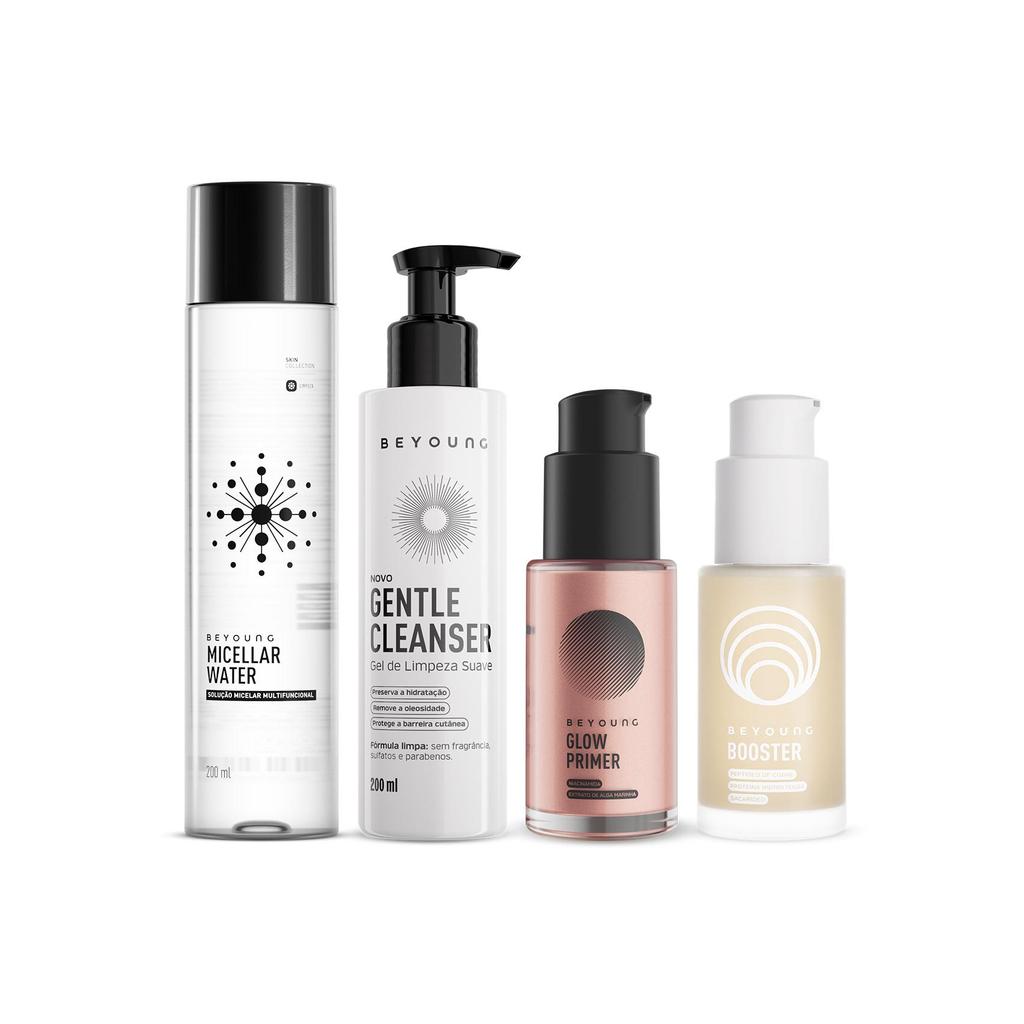 Kit Clássicos Beyoung Skincare e Make Rosé 4 produtos em Oferta na Shopee