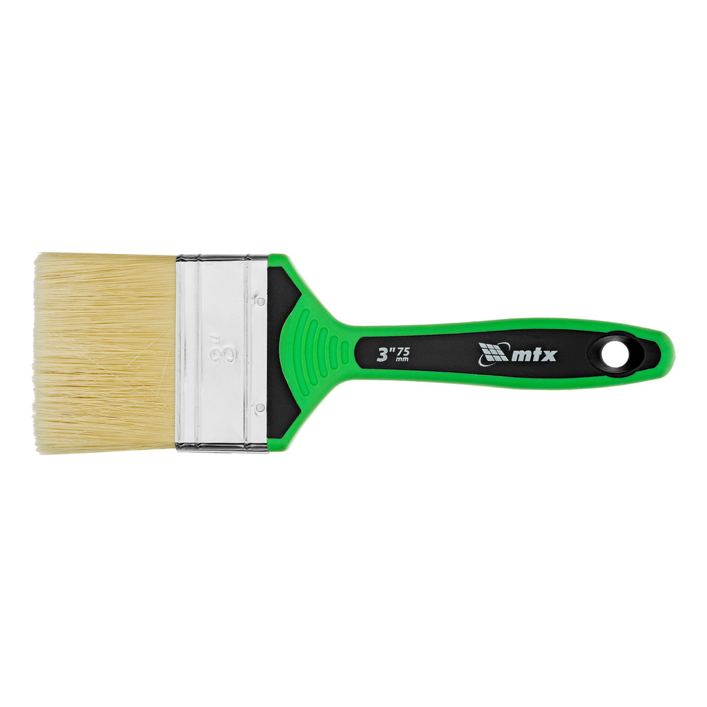 TRINCHA/PINCEL 3,PARA PINTURA MULTIUSO, CERDAS SINTETICAS, CABO 2 COMPONENTES, 1PC // MTX