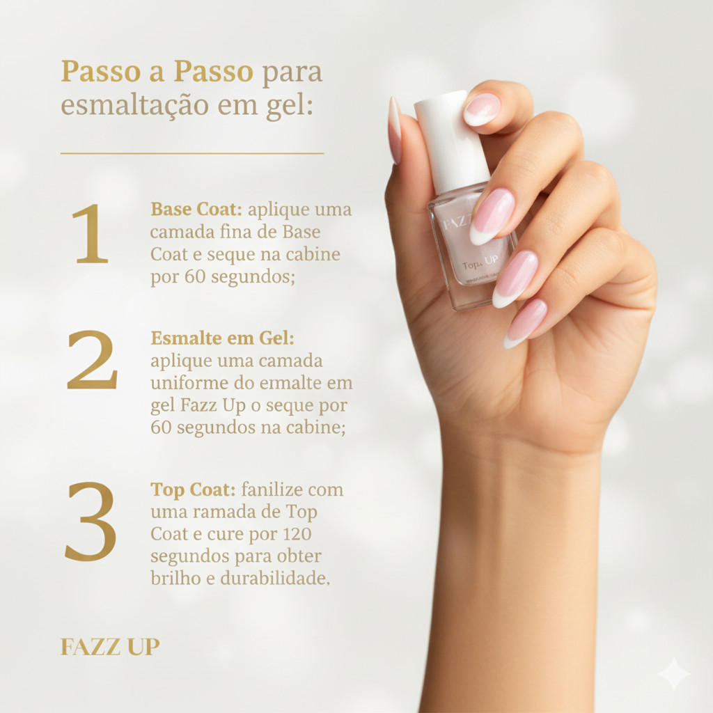 Top Coat FAZZ UP fazzup..... em Oferta na Shopee