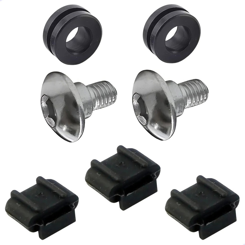 Kit Parafuso Borracha Protetor Escapamento Titan 125 / 150 / 160 / Biz 125 / CB 300 / Pop 100 110 em Oferta na Shopee