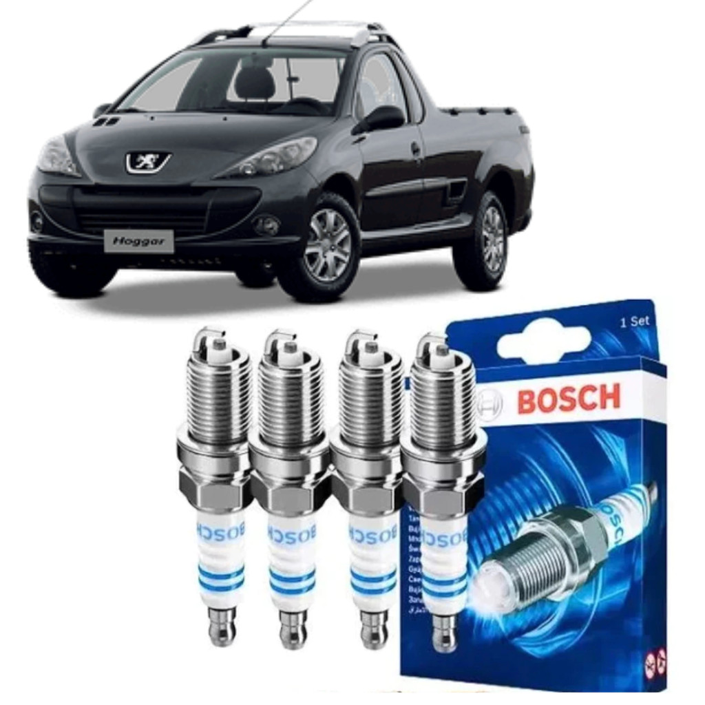 Vela de Ignição Peugeot Hoggar Escapade 1.6 16V 2010-2014 Bosch SP31 F000KE0P31 Super Plus Alta Performance Envio Rápido