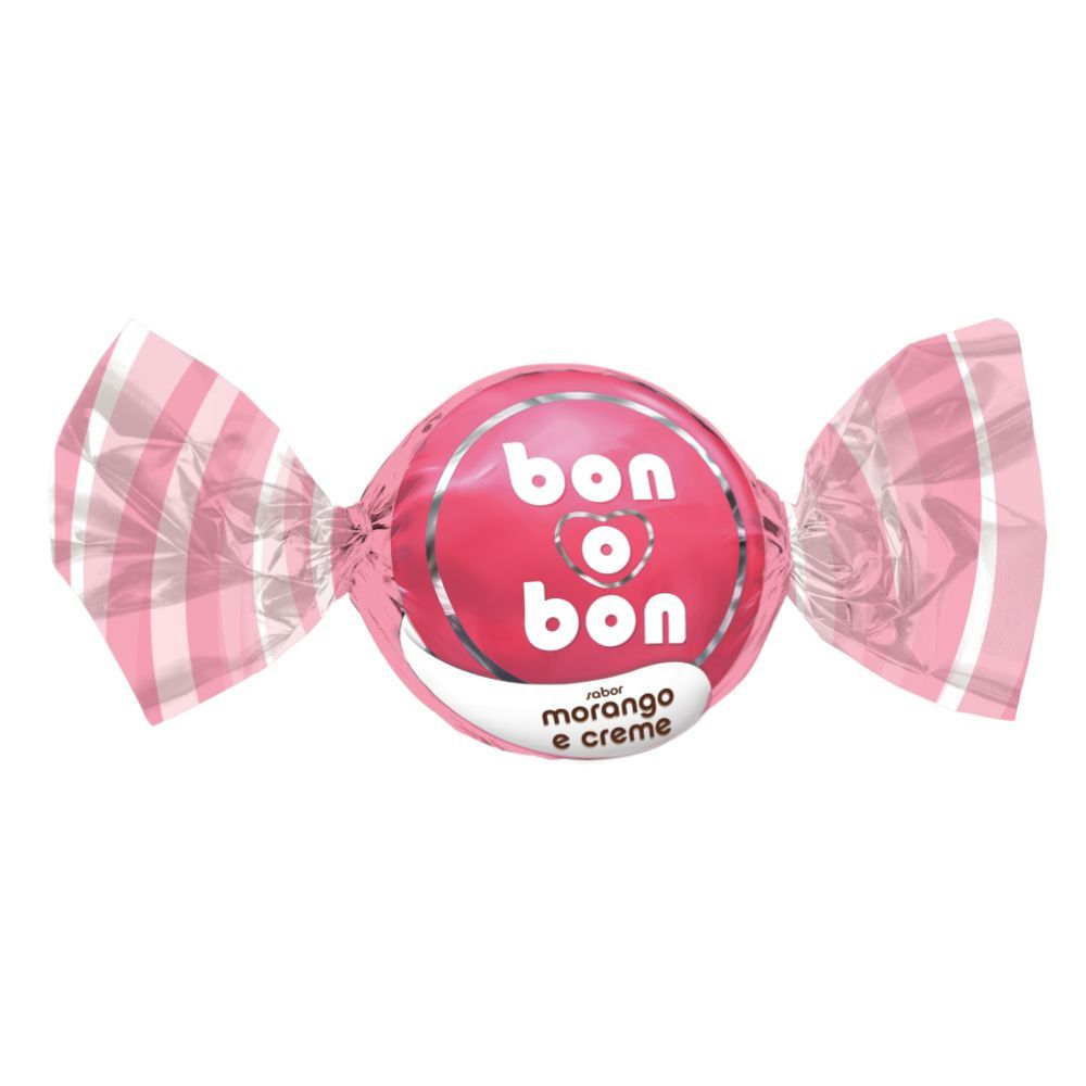 Bombom Bon o Bon Sabor Morango e Creme 15g em Oferta na Shopee