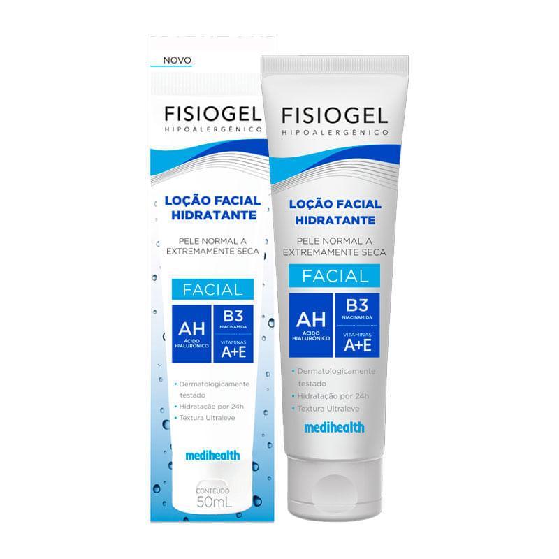Loção Hidratante Facial Fisiogel Pele Normal e Extramamente Seca 50ml em Oferta na Shopee