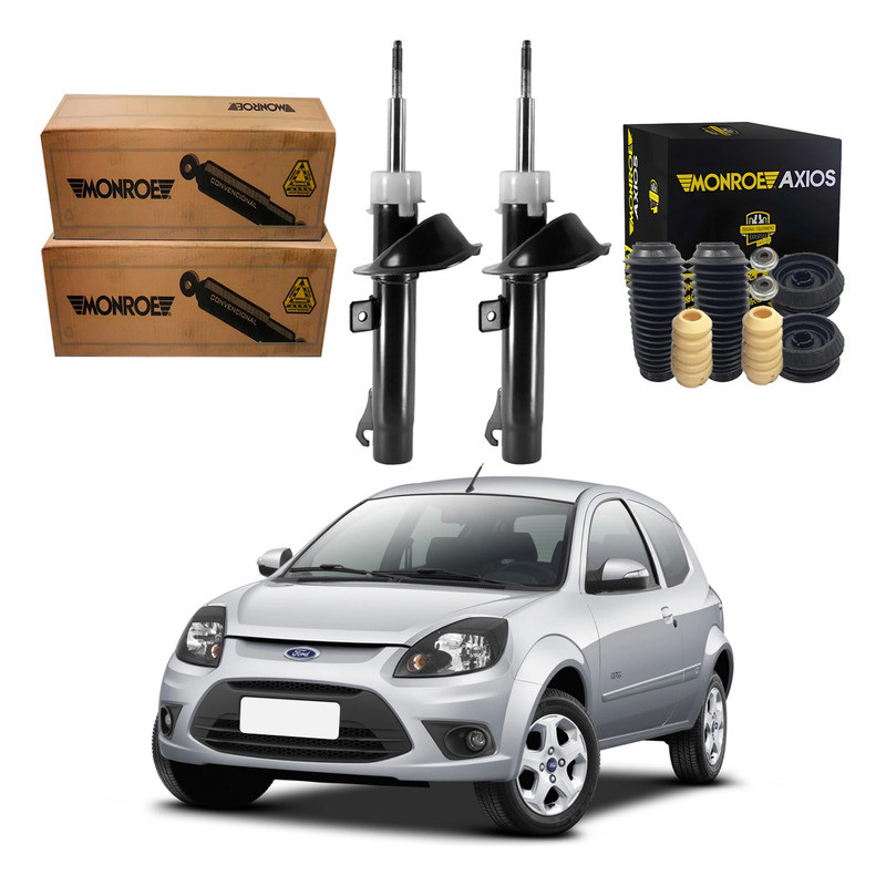 Kit Amortecedor Dianteiro Monroe Ford Ka 1.0 2011 A 2013
