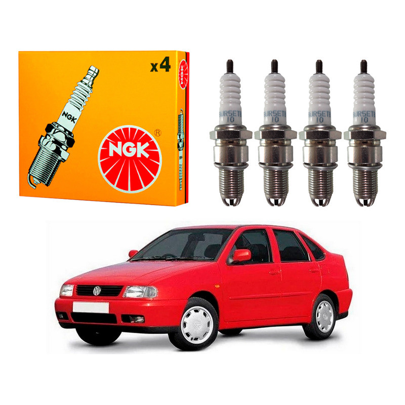 Jogo Velas Ngk Polo Classic 1.6 1.8 1996 A 2002 em Oferta na Shopee