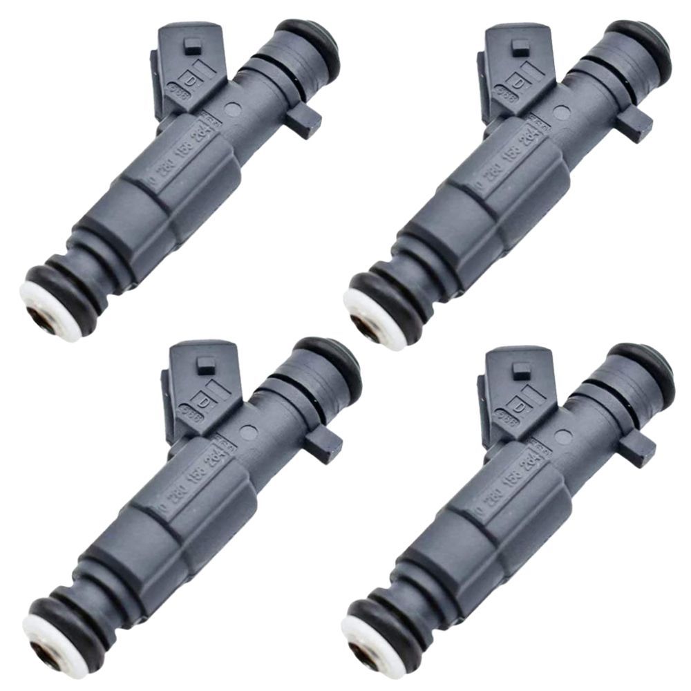 Kit 04 Bicos Injetores Chery Tiggo Cielo 1.6 0280156264 Chery