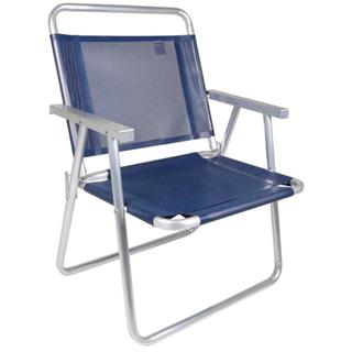 Cadeira Oversize Mor, Alumínio, Azul em Oferta na Shopee