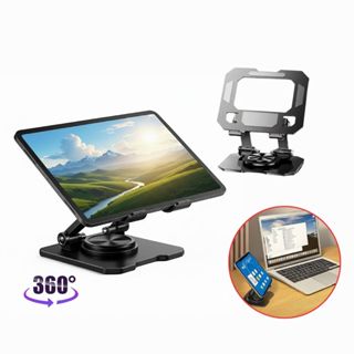 Suporte Universal Epsilon para Tablet e Celular – Metálico, Rotativo e Totalmente Ajustável em Oferta na Shopee