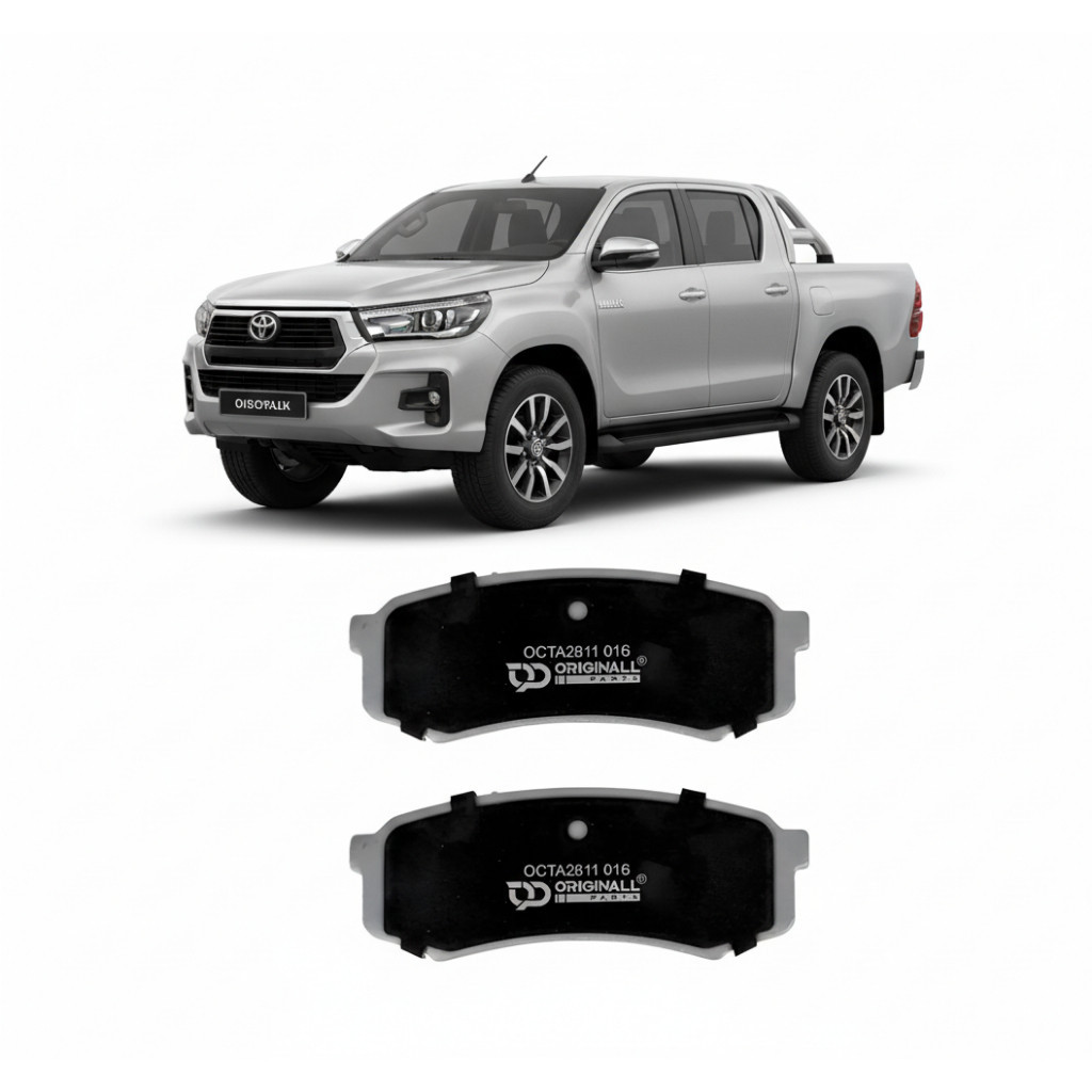 Pastilha Freio Dianteira Cerâmica Hilux SW4 Pajero Full Prado OCDA2818 Alta Performance Sem Ruído
