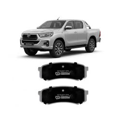 Pastilha Freio Dianteira Cerâmica Hilux SW4 Pajero Full Prado OCDA2818 Alta Performance Sem Ruído