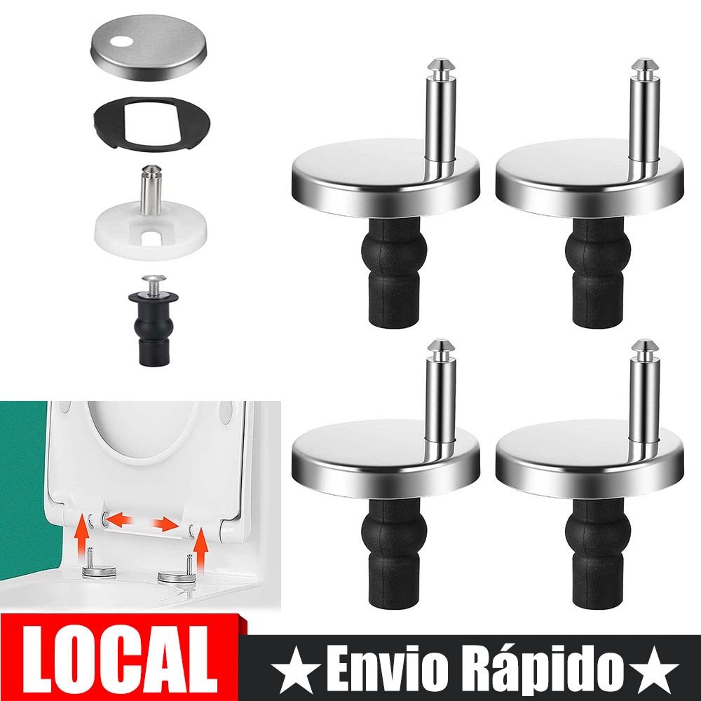 Tampa do vaso sanitário expansão parafuso tampa conector ferramenta de tampa de vaso sanitário com dobradiça de aço inox