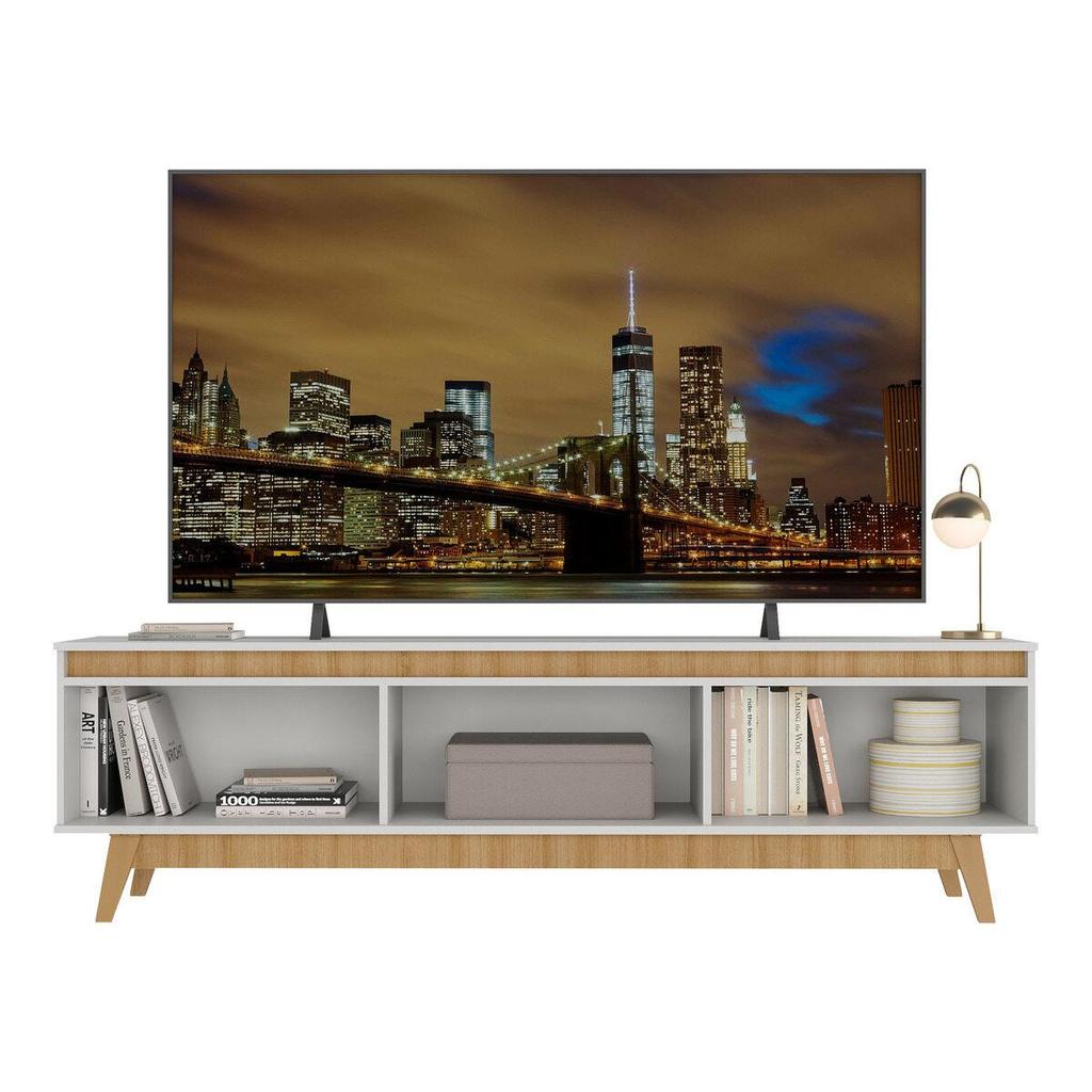 Rack para TV até 75 Polegadas 180cm 3 Portas Retrô Multimóveis MP1102 · foto 2