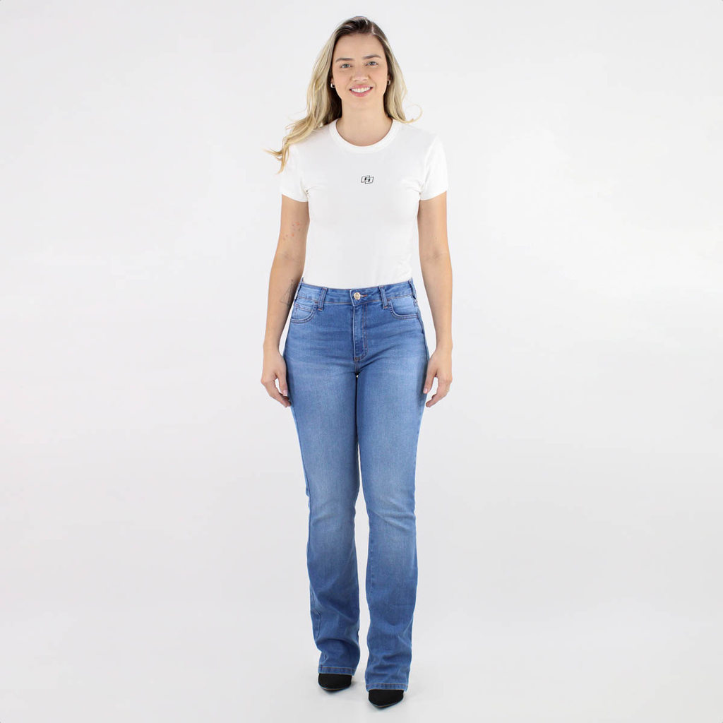 Calça Jeans Colcci Bia Reta 15392 Azul - Feminino