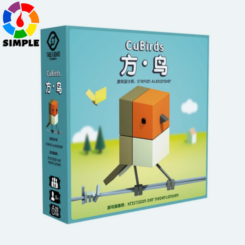 Chinese version CuBirds Card Game - Help Birds Find Home in Charming Countryside