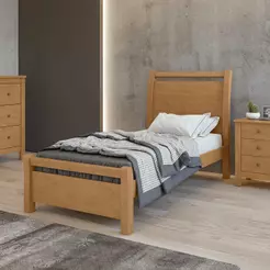 Cama Solteiro Reali Amendoa Clean Lopas