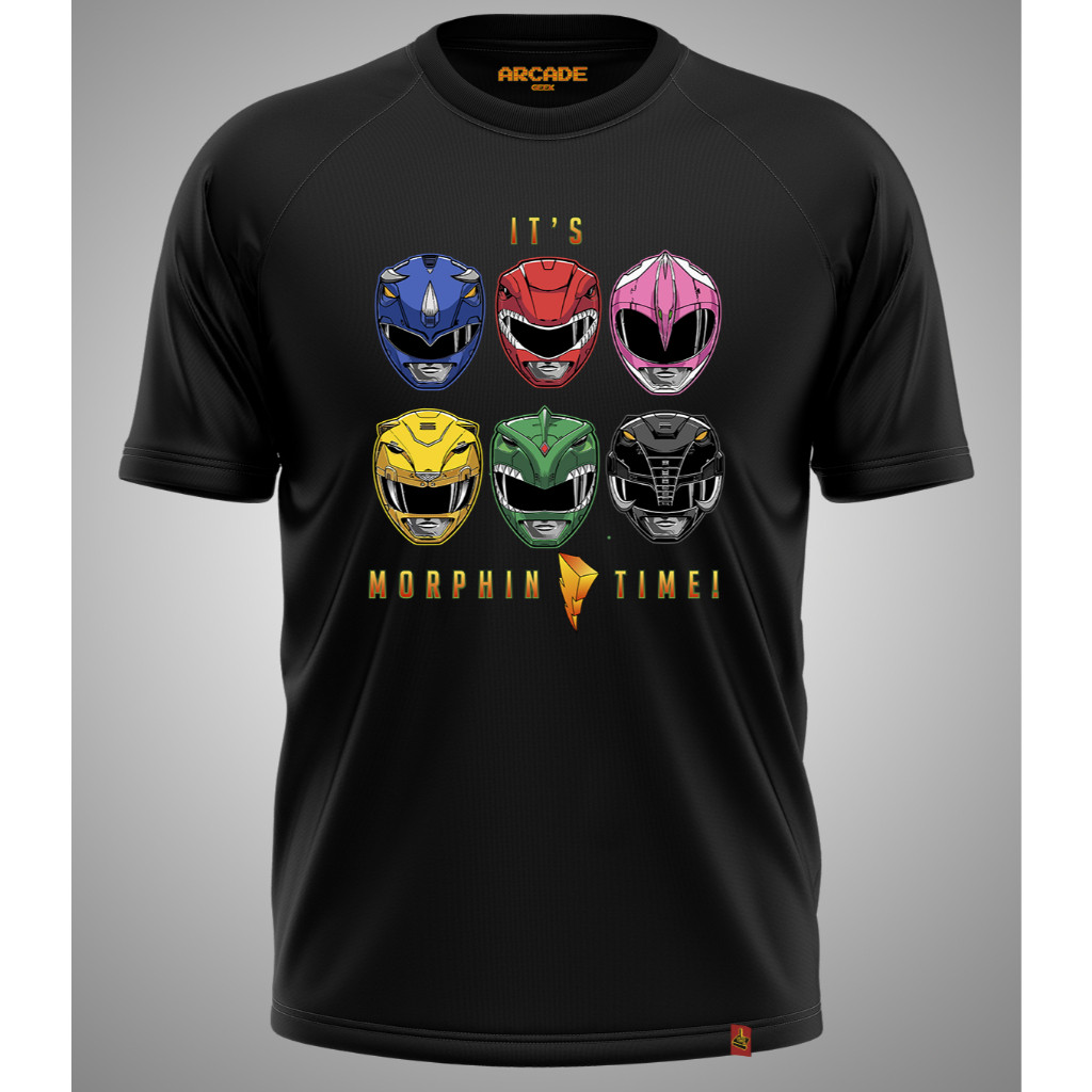 Camiseta Power Rangers Its Morphin Time Tokusatsu
