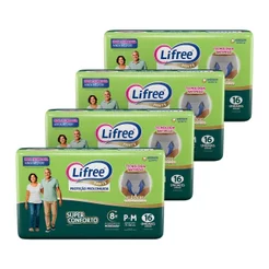 Fralda Descartável Lifree para Adulto Calça Super Conforto Jumbo
