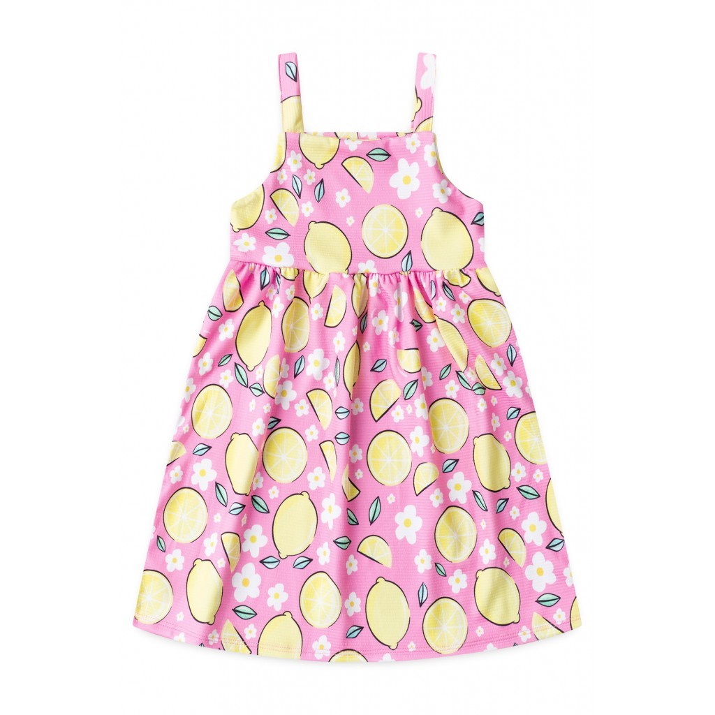 Vestido Feminino Infantil Doce Limonada em Oferta na Shopee