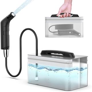 Pulverizador de bidé portátil, kit de pulverizador de bidé elétrico portátil, bidé de viagem recarregável com depósito d