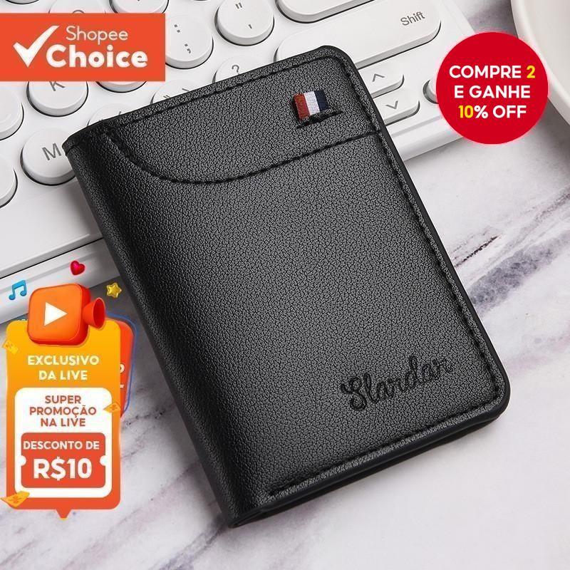 mini Carteira Ultrafina , Estilo Curto Masculino vertical Jovem , Personalizada , Coreano