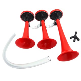 BUZINA A AR 3 CORNETAS VERMELHA CAMINHÃO TRUCK VERDUREIRO em Oferta na Shopee