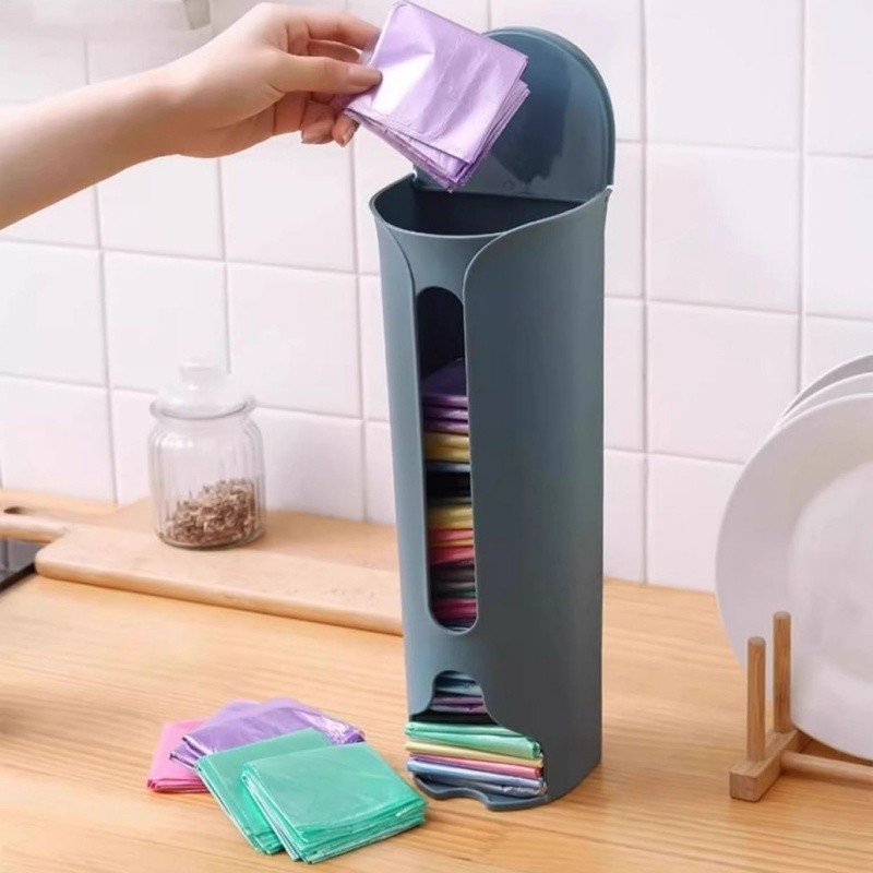 Suporte Multiuso de Sacola de Lixo para Organização em Cozinha e Banheiro em Oferta na Shopee