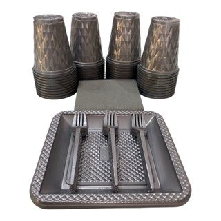 Kit Festa Completa 180 itens Descartáveis Aniversário Diversas Cores em Oferta na Shopee