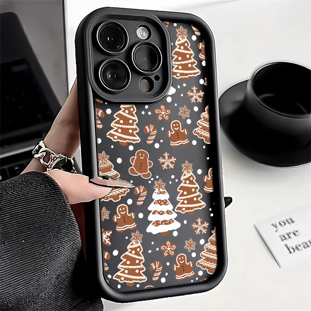 Árvore De Natal Silicone Capa Para Samsung Galaxy A06 A07 A05S A12 A13 A14 A15 A16 A17 A23 A32 A34 A36 4G Fosco