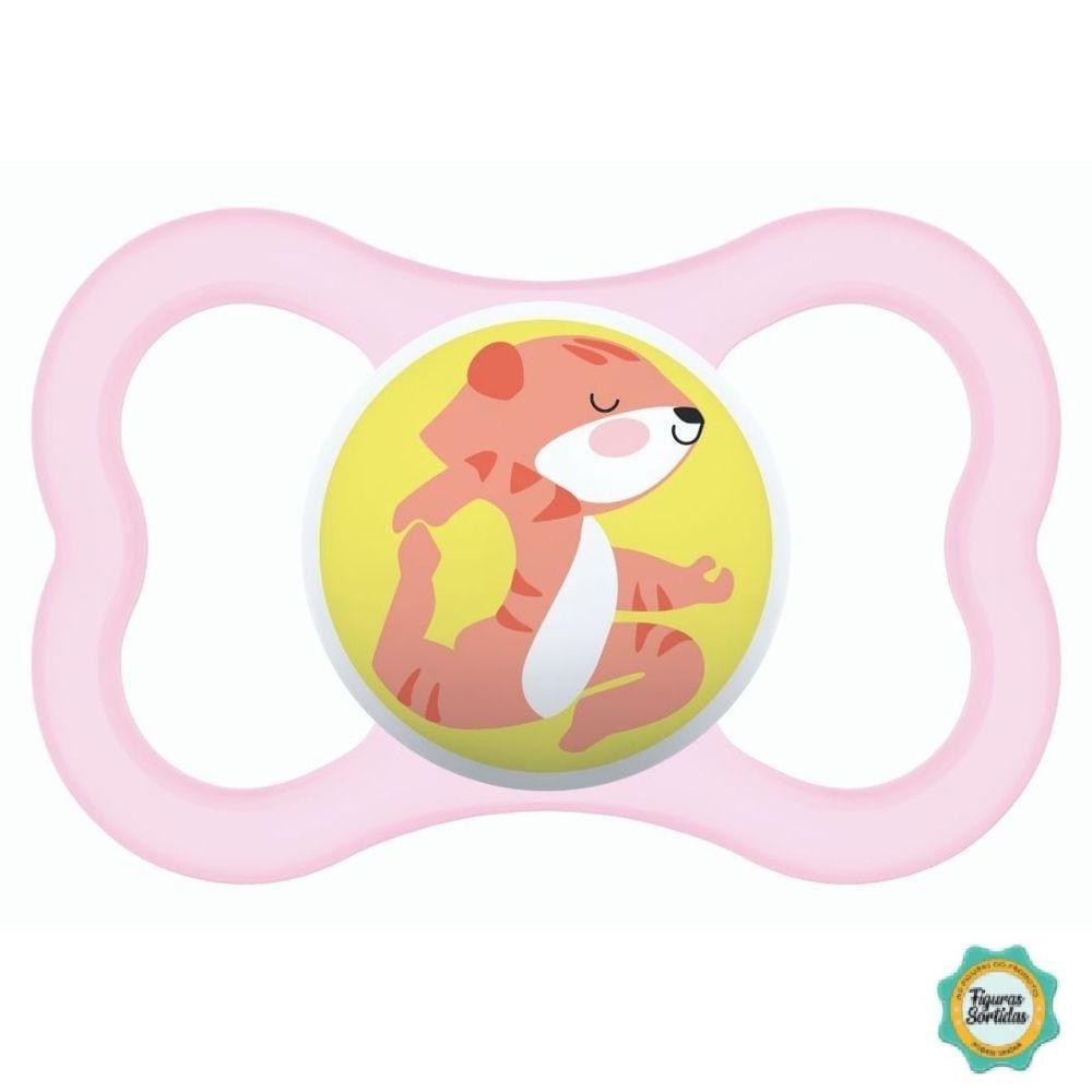 Chupeta Air + 16 Meses Rosa Sortida - MAM Baby em Oferta na Shopee