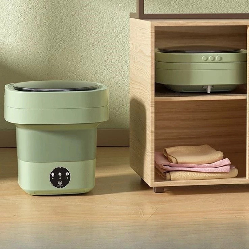 Mini máquina de lavar roupa 12L dobrável portátil moderna máquina de lavar automática roupa interior