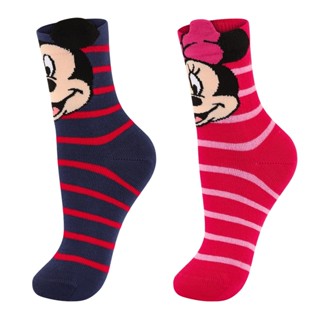 Meia Unissex Infantil Cano Médio Disney Mickey E Amigos Lupo em Oferta na Shopee