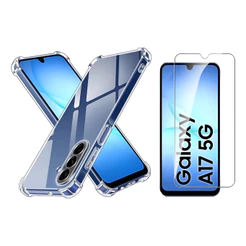 Capa Capinha Anti Impacto Para Galaxy A17 + Película 3D Vidro Temperado