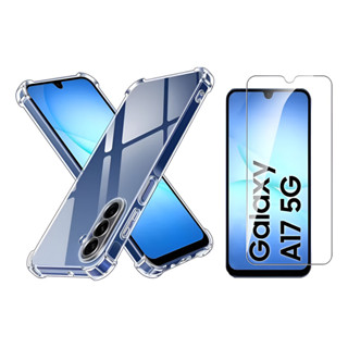 Capa Capinha Anti Impacto Para Galaxy A17 + Película 3D Vidro Temperado em Oferta na Shopee