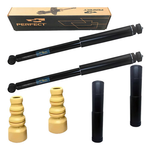 Par Amortecedor Traseiro + Kit City Fit 1.4 1.5 2009 A 2014 em Oferta na Shopee