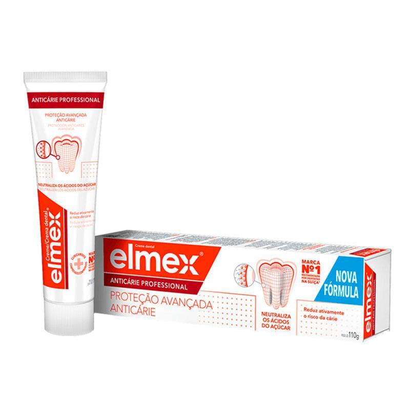 Creme Dental Elmex Anticárie Professional 110g em Oferta na Shopee