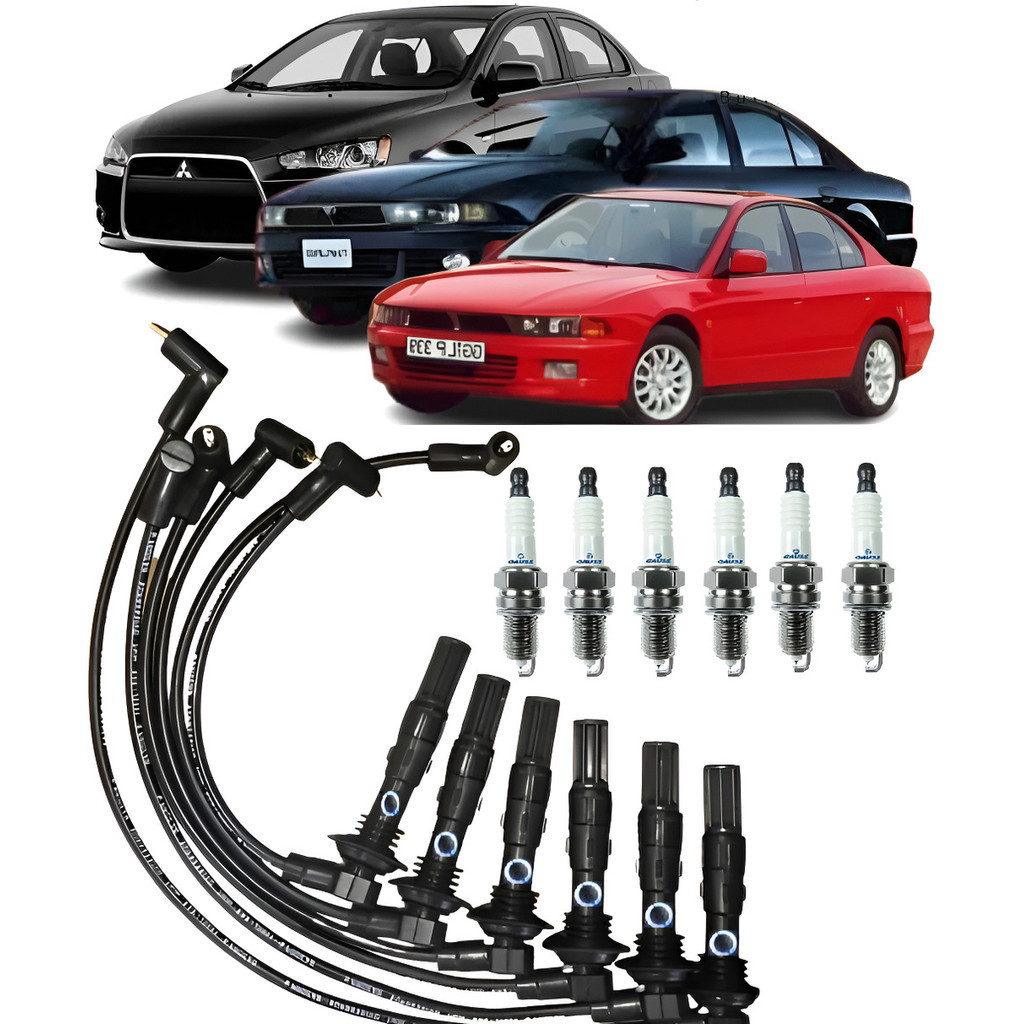 Cabos De Vela 8mm  Mitsubishi Galant Vr 2.5 24v V6 + Velas