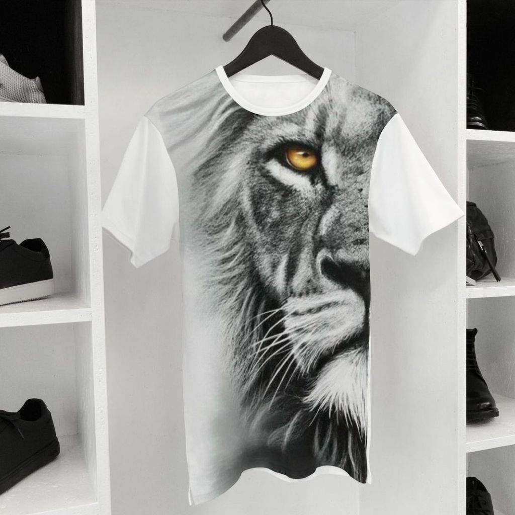 Camiseta T-Shirt Cristã Leão de Judá Malha Fria Sublimada Qualidade Premium Masculina e Feminina