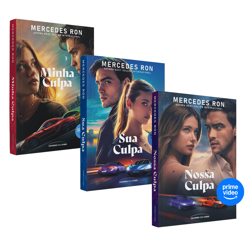 Minha Culpa + Sua Culpa + Nossa Culpa - Série Culpados - Mercedes Ron - 3 Livros Físicos