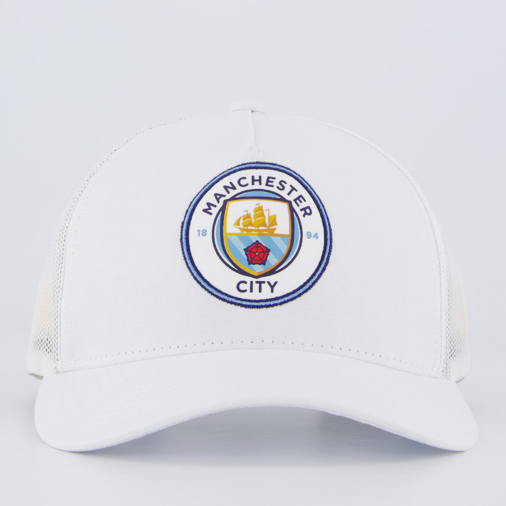 Boné Manchester City Trucker Branco