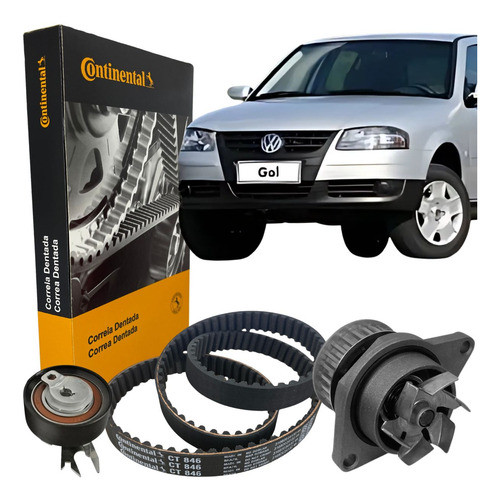 Kit Correia Dentada Tensor Bomba Agua Gol G4 1.0 8v em Oferta na Shopee