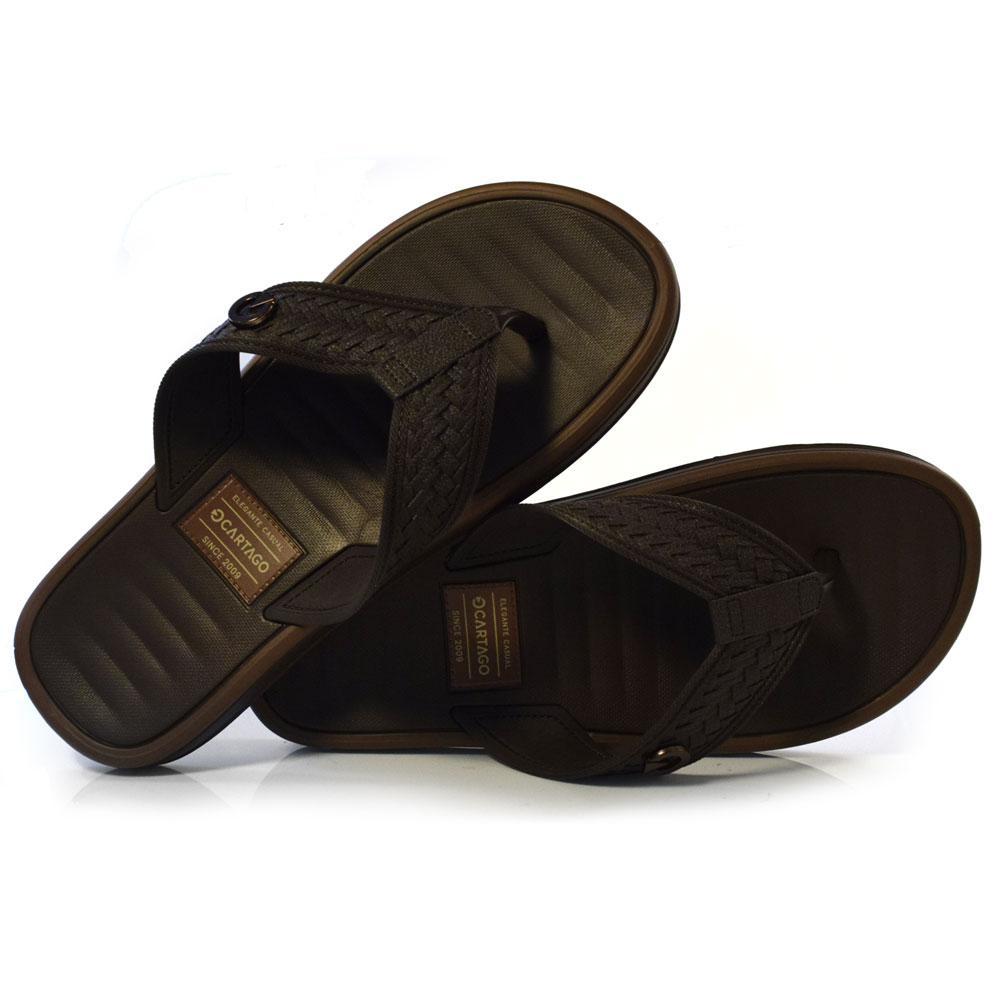 Chinelo Masculino Cartago Coimbra 12285 em Oferta na Shopee