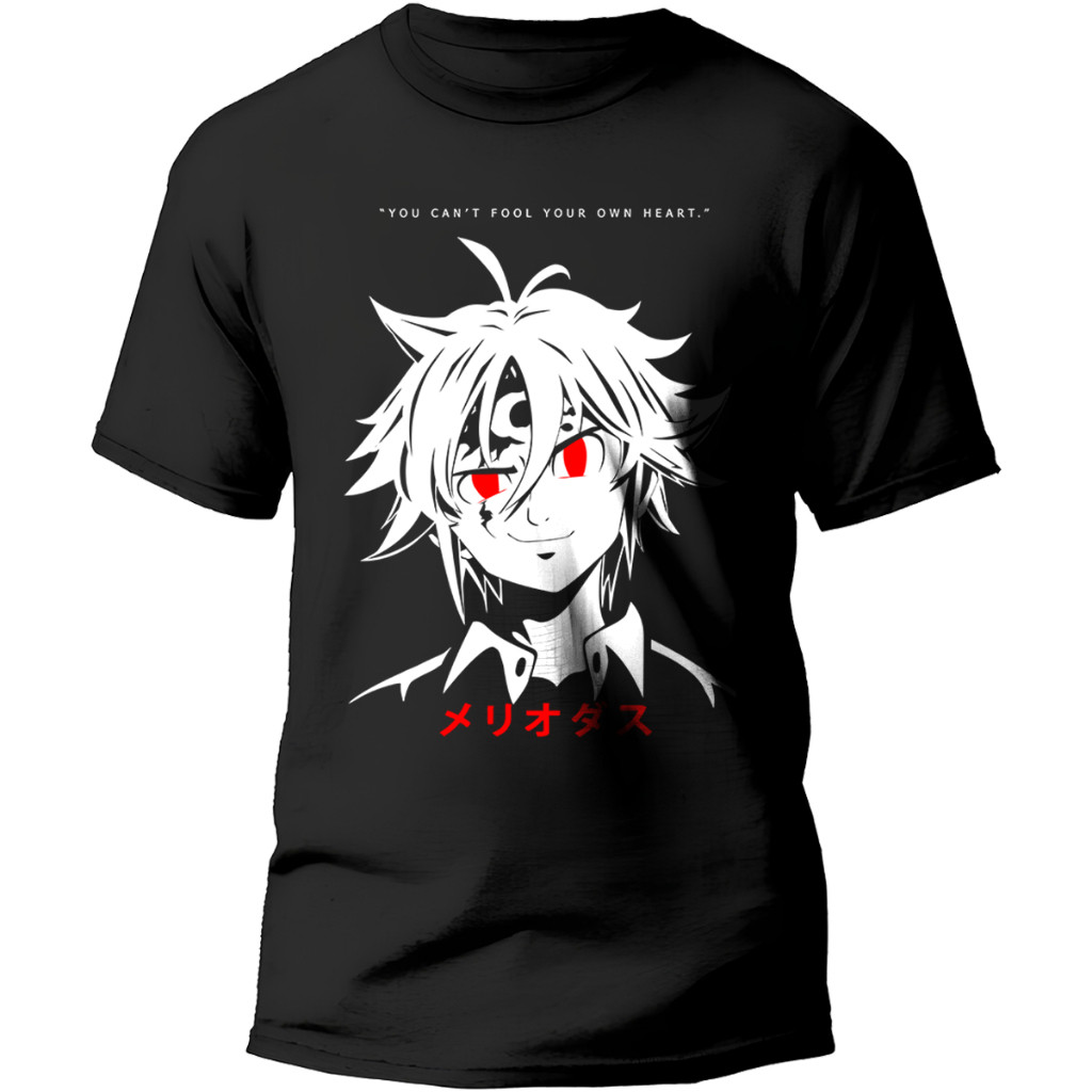 Camiseta Algodão - Captain Meliodas - Nanatsu no taizai - Sete pecados Capitais - Ira - Dragão