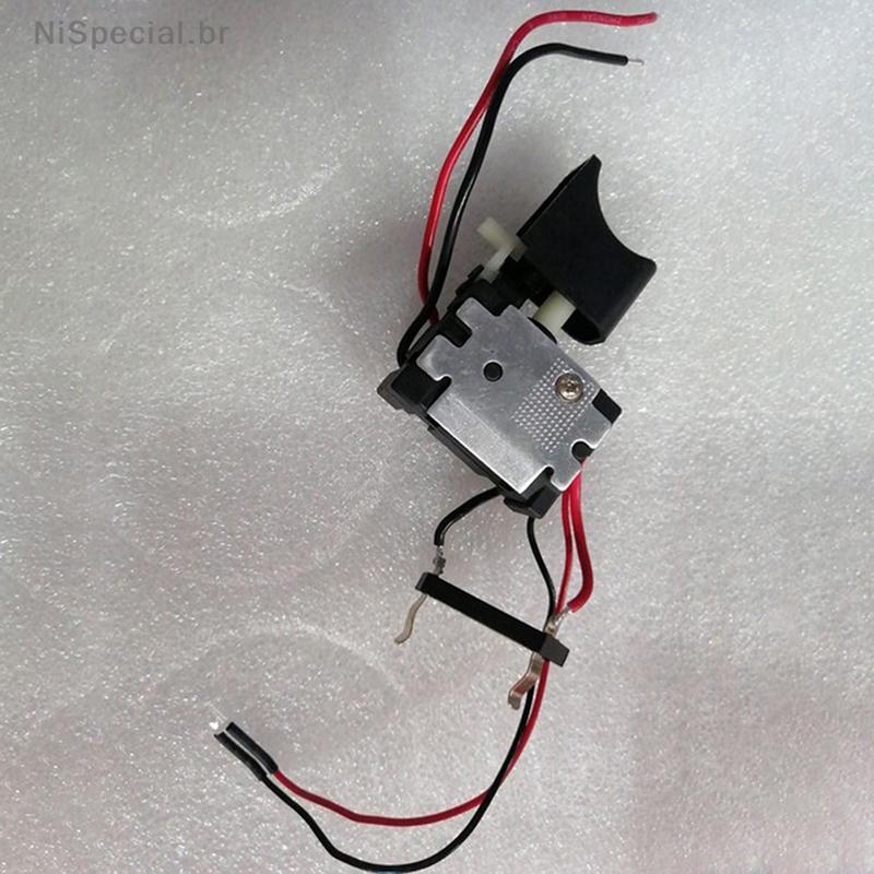 [Nis] Furadeira Elétrica À Prova De Poeira Com Controle De Velocidade E Gatilho De Botão DC12V [BR] em Oferta na Shopee