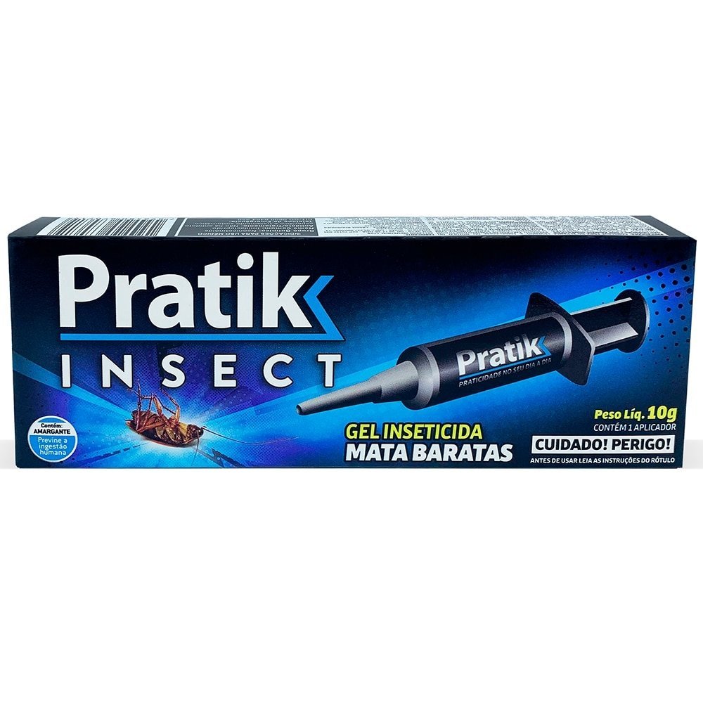 Inseticida Gel Pratik Insect Mata Baratas,10g em Oferta na Shopee