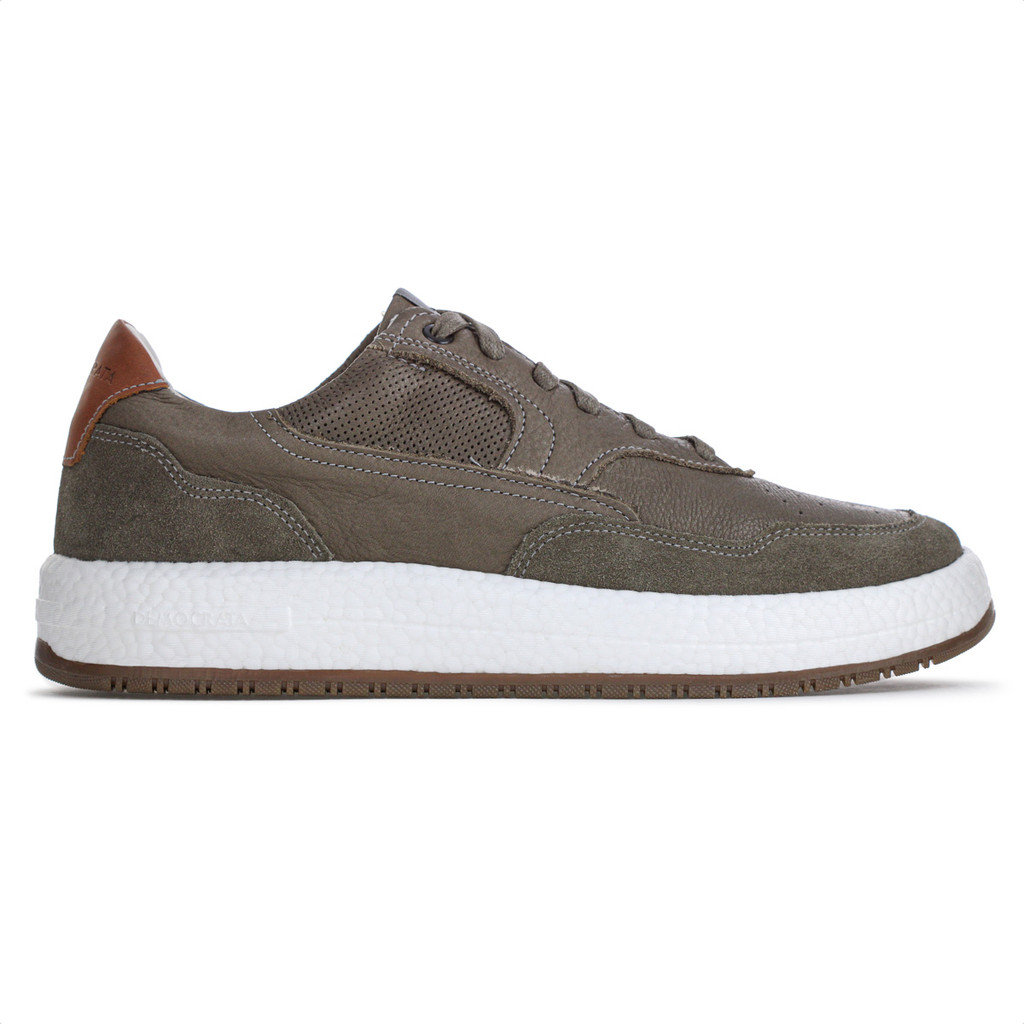 Tênis Democrata Denim Drake Pulse Marrom e Grafite 600101-005 - Masculino
