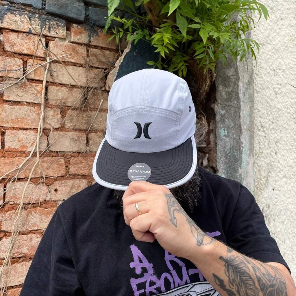 Boné Hurley Flow Imp Five Panel Aba Reta UN