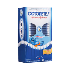 Haste Flexível Cotonetes Johnson & Johnson Com 300 Unidades