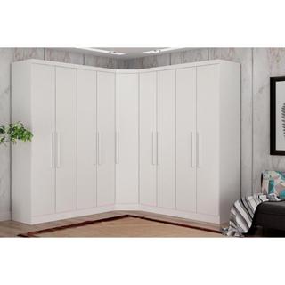 Quarto Casal Modulado Rizon 3 Peças (2 Guarda Roupas + 1 Closet) QC210 Branco - Novo Horizonte em Oferta na Shopee